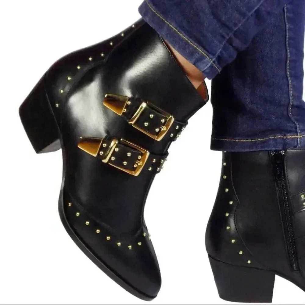 Jessy Western Boot 100%Leather size 7 & 8